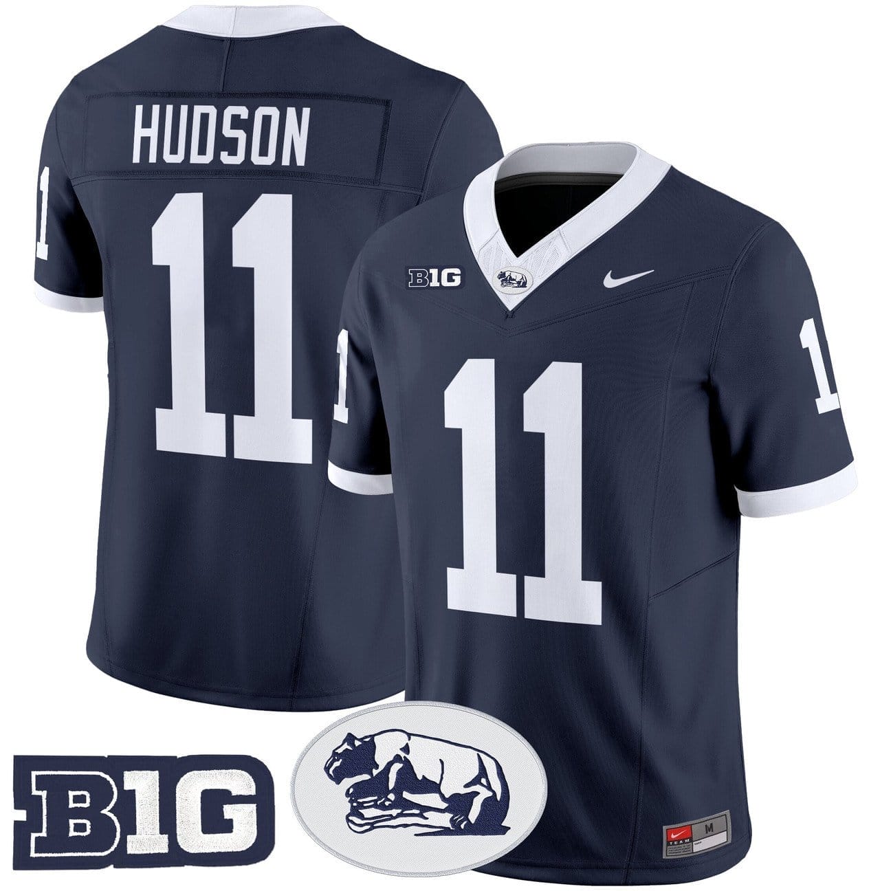 Kyron Hudson Jersey #11 Penn State Nittany Lions 2025 Throwback Limited Stitched 2 Kyron Hudson Jersey #11 Penn State Nittany Lions 2025 Throwback Limited Stitched - Image 2