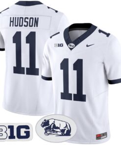 Kyron Hudson Jersey #11 Penn State Nittany Lions 2025 Throwback Limited Stitched 5 Kyron Hudson Jersey 11 Penn State 2025 Throwback Vapor Stitched White