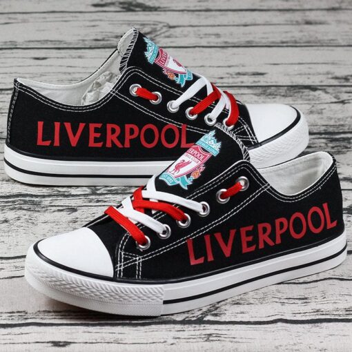 Liverpool Low Top Canvas Sport Sneakers Shoes For Men Women Fans