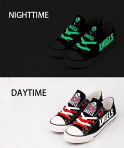 Alternative view of Los Angeles Angels Limited Print Low Top Canvas Shoes Sport Sneakers For Men Women Fans