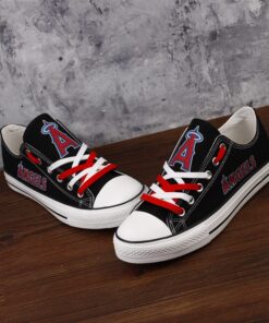Los Angeles Angels Limited Print Low Top Canvas Shoes Sport Sneakers For Men Women Fans