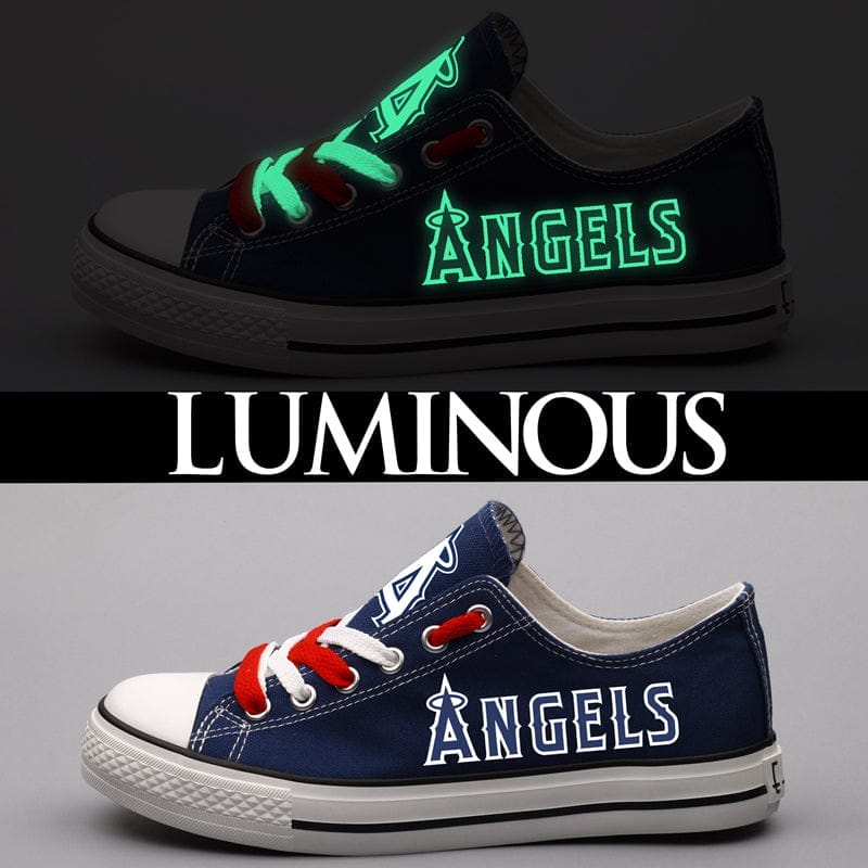 Los Angeles Angels Limited Print Low Top Canvas Shoes Sport Sneakers For Men Women Fans - Image 3