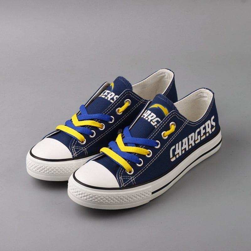 Los Angeles Chargers  Low Top Canvas Sport Sneakers Shoes For Men Women Fans - Image 2
