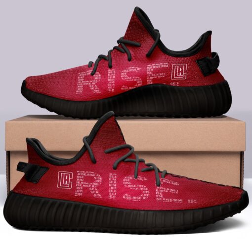 Los Angeles Clippers NBA 350v Yeezy Sneakers For Men Women Fans - Image 3