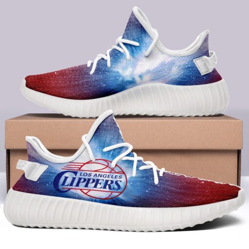 Los Angeles Clippers V2 NBA 350v Yeezy Sneakers For Men Women Fans - Image 4