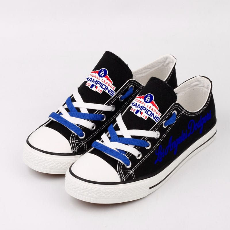 Los Angeles Angels Limited Print Low Top Canvas Shoes Sport Sneakers For Men Women Fans - Image 4