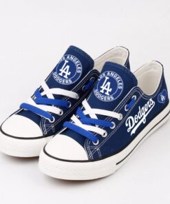 Los Angeles Dodgers Limited Print MLB Students Low Top Canvas Shoes Sport Sneakers 3 51572858 b048 47a8 a78d f2791b18223e
