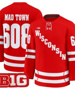 Mad Town Jersey #608 Wisconsin Badgers 2025-26 Premium Stitched