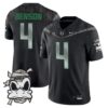Malik Benson Jersey 4 Oregon Ducks 2025 Mummy Duck Vapor Stitched Black