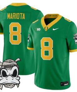 Marcus Mariota Jersey #8 Oregon Ducks 2025 Mummy Duck Vapor Limited Stitched 7 Marcus Mariota Jersey 8 Oregon Ducks 2025 Mummy Duck Vapor Stitched Green
