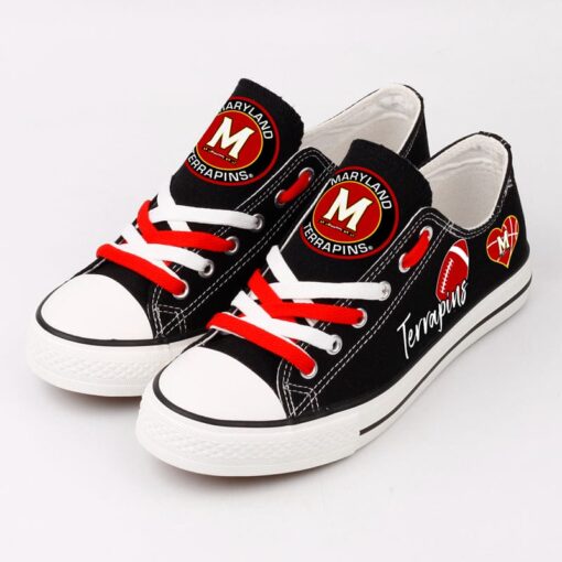Maryland Terrapins Sport Sneakers Shoes For Men Women Fans - Image 2