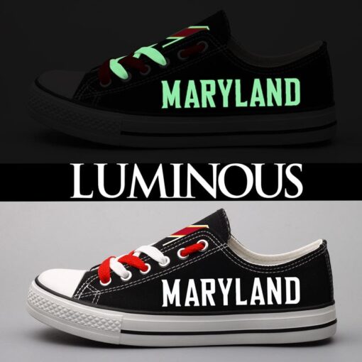 Maryland Terrapins Sport Sneakers Shoes For Men Women Fans - Image 3