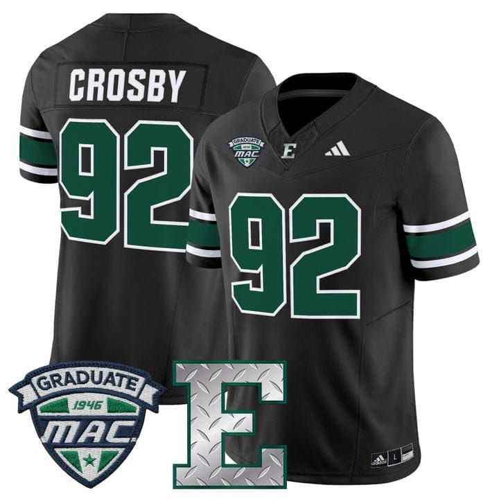 Maxx Crosby Jersey #92 Eastern Michigan Eagles 2025 Limited Stitched