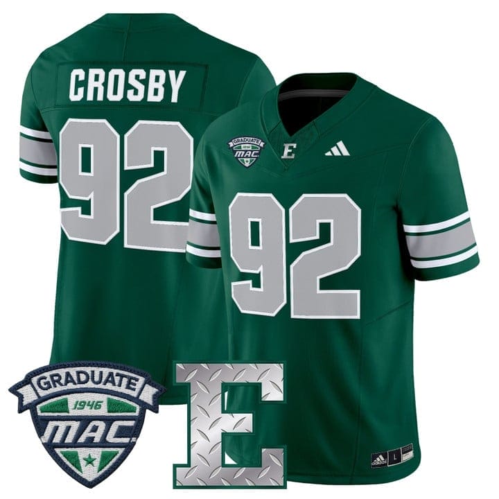 Maxx Crosby Jersey #92 Eastern Michigan Eagles 2025 Limited Stitched - Image 5