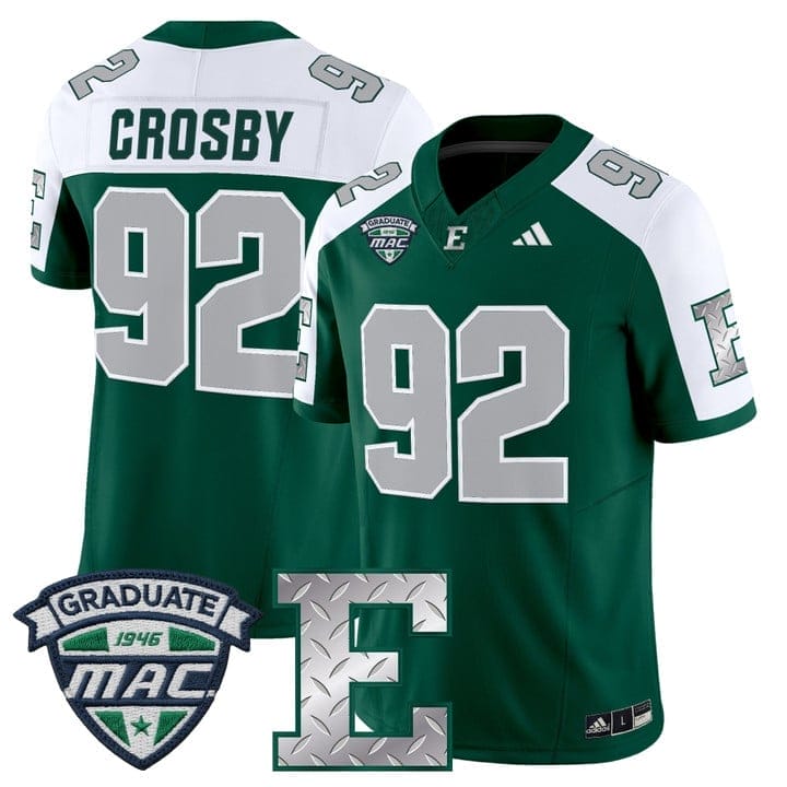 Maxx Crosby Jersey #92 Eastern Michigan Eagles 2025 Limited Stitched - Image 4