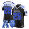 MemphisJersey 25MemphisTigers2025VaporLimitedStitchedBlackAlter