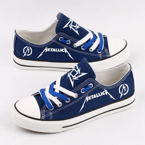 Metallica Low Top Canvas Sport Sneakers Shoes For Men Women Fans