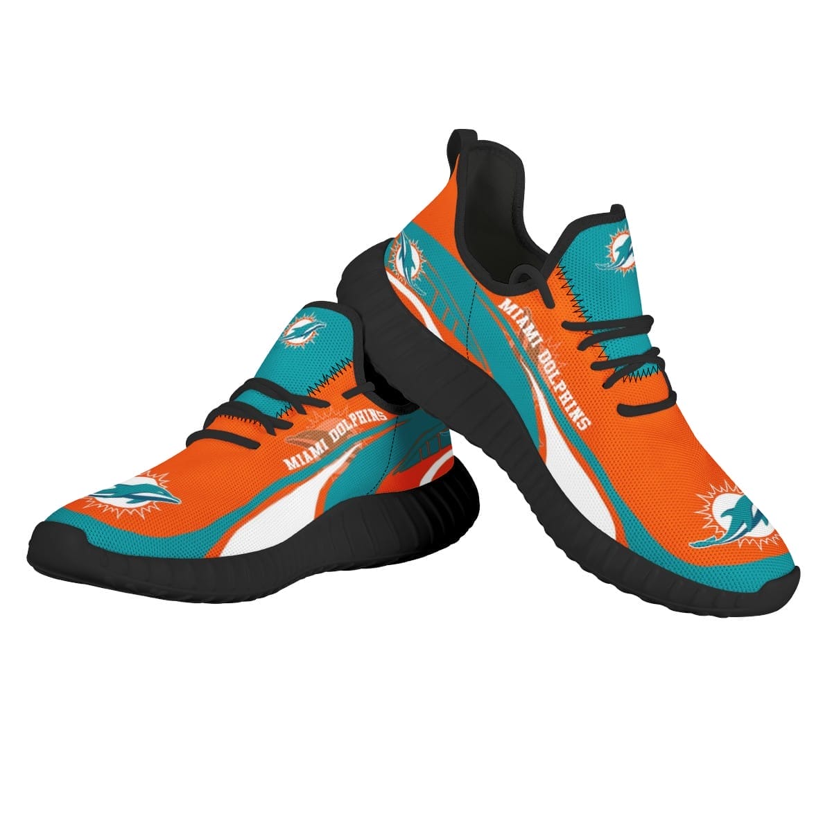 Miami Dolphins Sneaker Shoes NFL For Men Women Fans 2 Miami Dolphins Sneaker Shoes NFL For Men Women Fans - Image 2