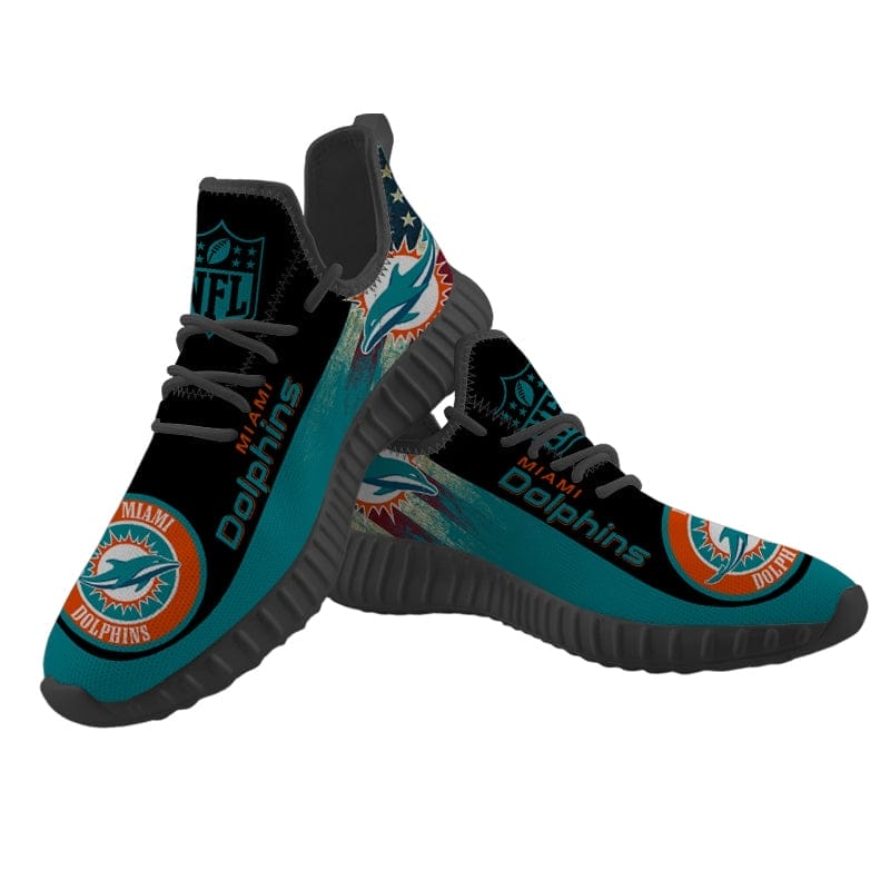 Miami Dolphins Sneaker Shoes NFL For Men Women Fans 4 Miami Dolphins Sneaker Shoes NFL For Men Women Fans - Image 4