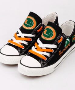 Miami Hurricanes Sport Sneakers Shoes For Men Women Fans