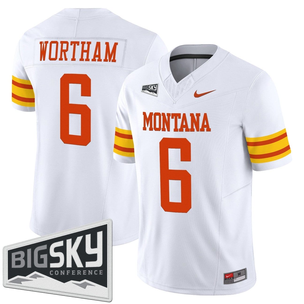 Michael Wortham Jersey #6 Montana Grizzlies 1995 Throwback Vapor Limited Stitched 3 Michael Wortham Jersey #6 Montana Grizzlies 1995 Throwback Vapor Limited Stitched - Image 3