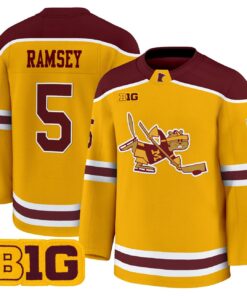Mike Ramsey Jersey #5  Minnesota Golden Gophers 2025-26 Premium Stitched