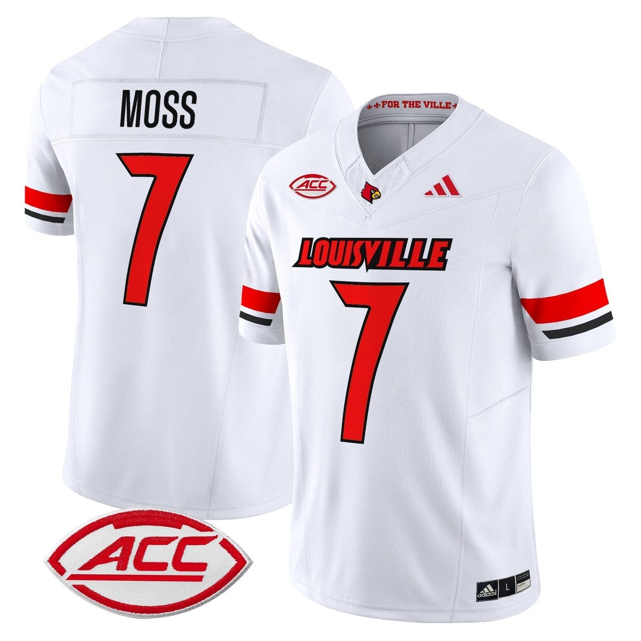 Miller Moss Jersey #7 Louisville Cardinals 2025 Vapor Limited Stitched 5 Miller Moss Jersey #7 Louisville Cardinals 2025 Vapor Limited Stitched - Image 5