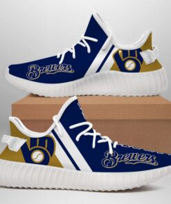 Milwaukee Brewers 350v Yeezy Sneakers For Men Women Fans