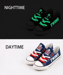 Alternative view of Minnesota Twins Limited Print Low Top Canvas Shoes Sport Sneakers For Men Women Fans