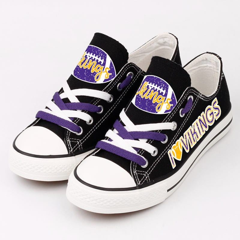 Minnesota Vikings Low Top Canvas Sport Sneakers Shoes For Men Women Fans 6 Minnesota Vikings Low Top Canvas Sport Sneakers Shoes For Men Women Fans - Image 6