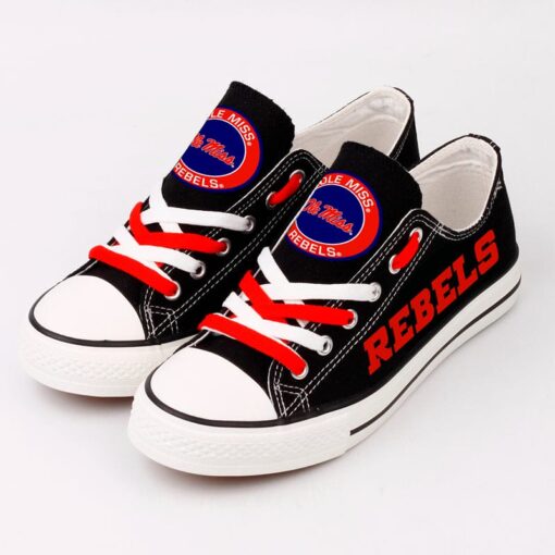 Mississippi Rebels Sport Sneakers Shoes For Men Women Fans - Image 2
