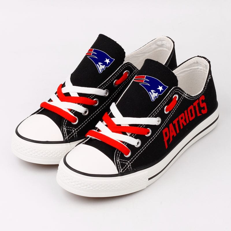 New England Patriots Low Top Canvas Sport Sneakers Shoes For Men Women Fans - Image 9