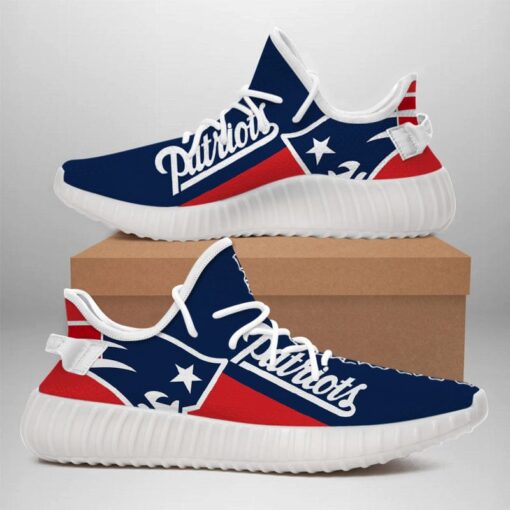 New England Patriots NFL 350v Yeezy Sneakers For Men Women Fans