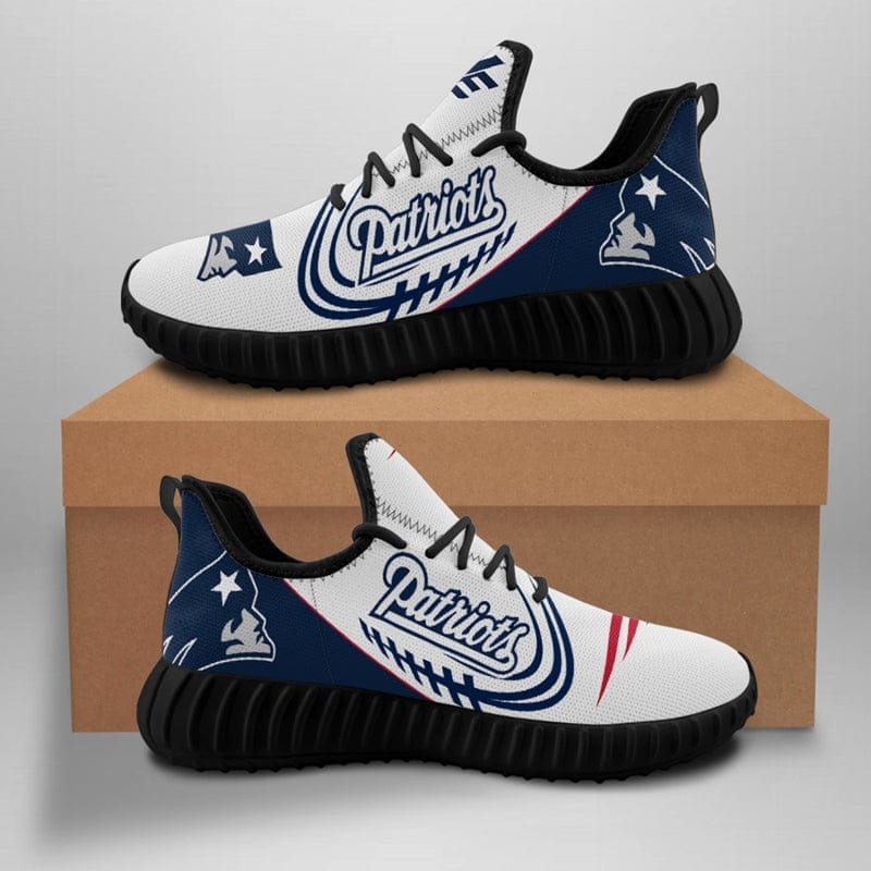 New England Patriots Sneaker Shoes NFL For Men Women Fans 2 New England Patriots Sneaker Shoes NFL For Men Women Fans - Image 2