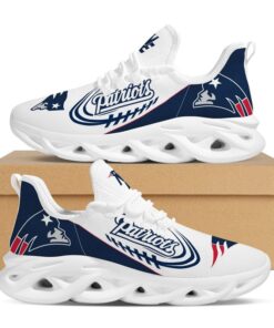 Alternative view of New England Patriots NFL Sneakers Shoes Elevate Your Every Step