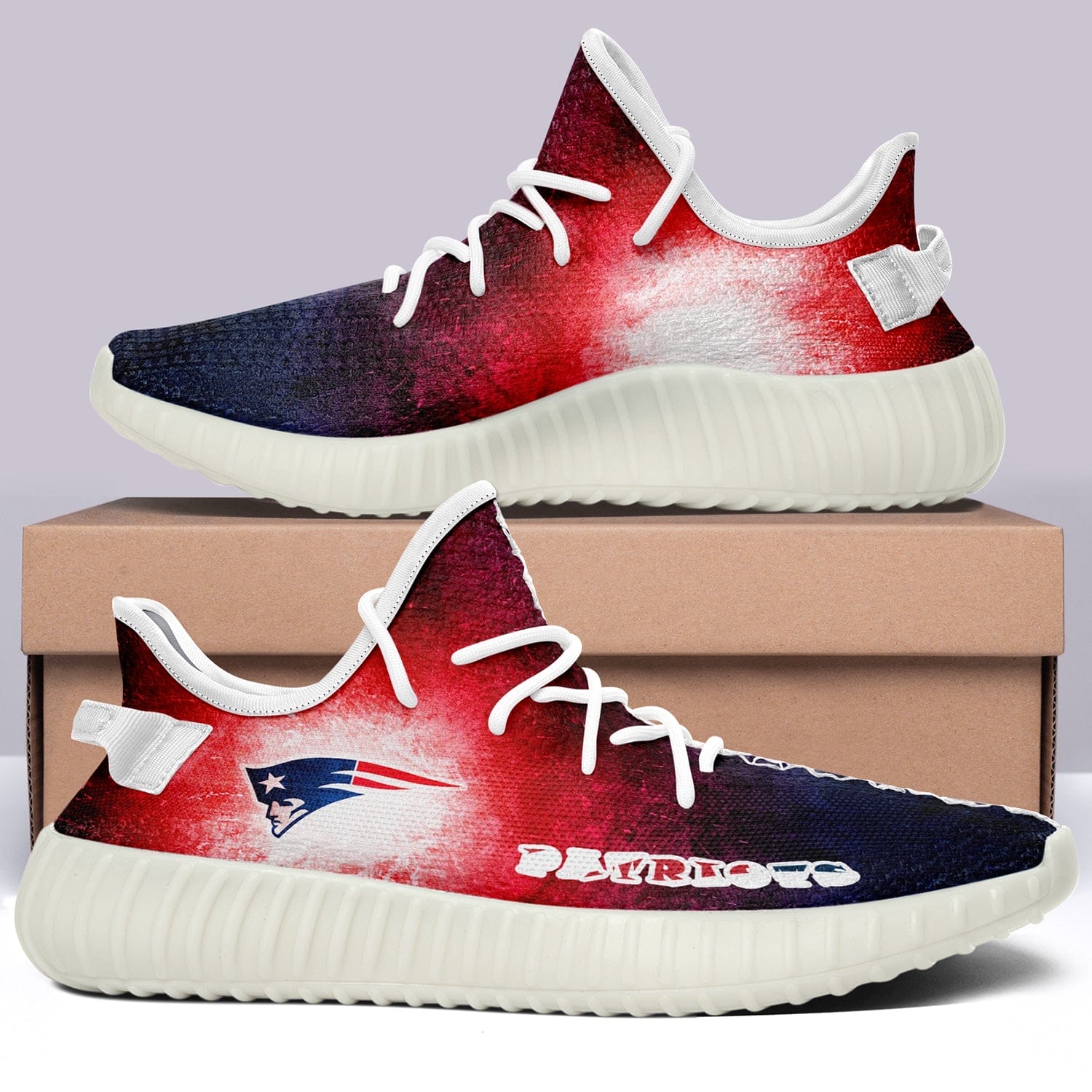 New England Patriots NFL 350v Yeezy Sneakers For Men Women Fans 7 New England Patriots NFL 350v Yeezy Sneakers For Men Women Fans - Image 7