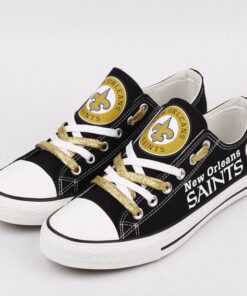 New Orleans Saints Low Top Canvas Sport Sneakers Shoes For Men Women Fans