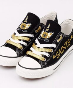 New Orleans Saints Low Top Canvas Sport Sneakers Shoes For Men Women Fans
