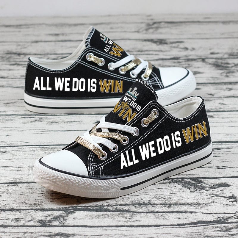 New Orleans Saints Low Top Canvas Sport Sneakers Shoes For Men Women Fans 6 New Orleans Saints Low Top Canvas Sport Sneakers Shoes For Men Women Fans - Image 6