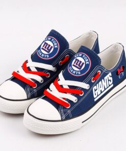 Alternative view of New York Giants Low Top Canvas Sport Sneakers Shoes For Men Women Fans