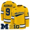 Nick Moldenhauer Jersey 9 Michigan Wolverines 2025 26 Premium Stitched Maize