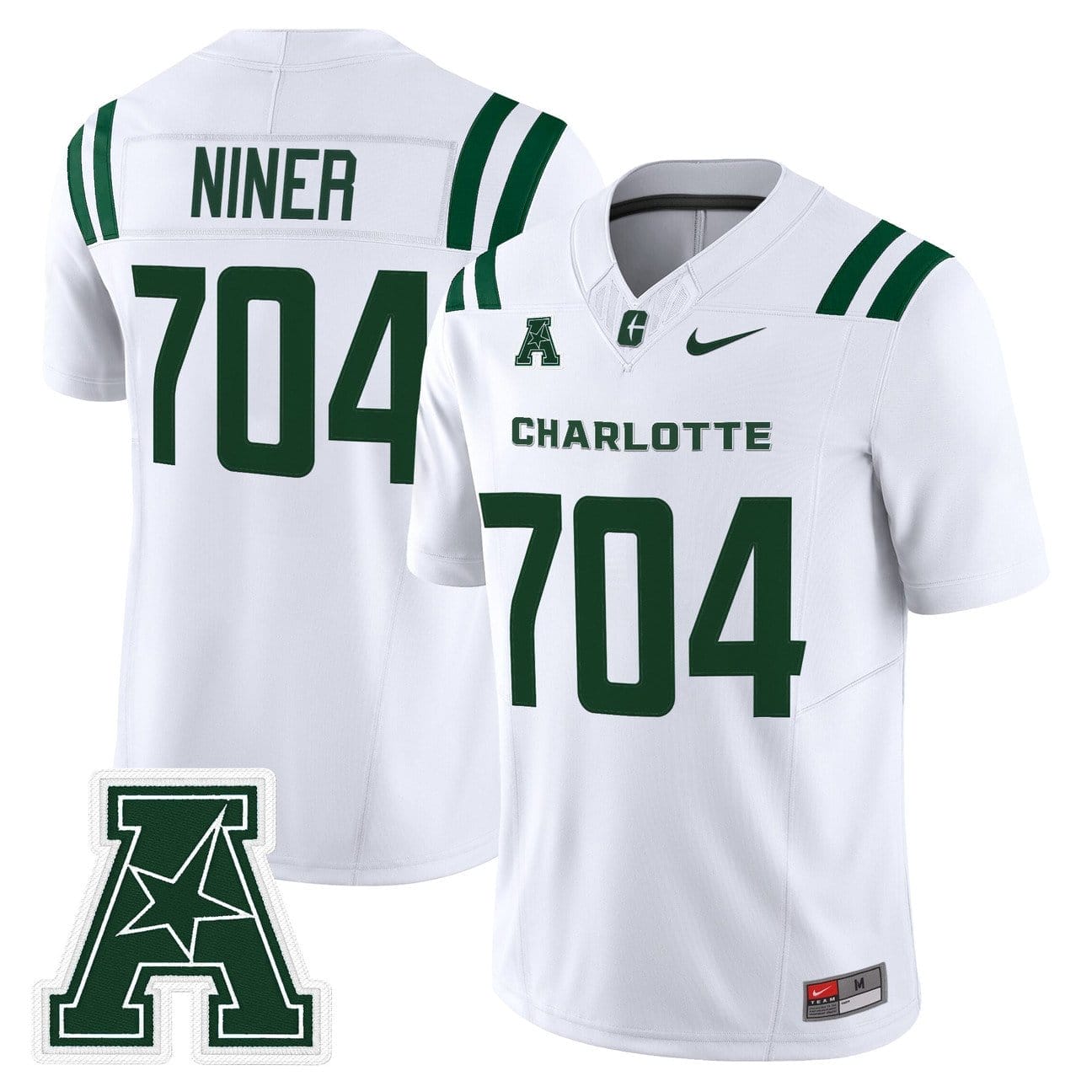 Niner Jersey #704 Charlotte 49ers 2025 Vapor Limited Stitched 1 Niner Jersey #704 Charlotte 49ers 2025 Vapor Limited Stitched