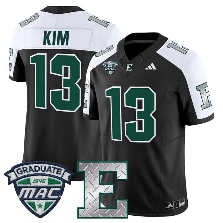 Noah Kim Jersey #13 Eastern Michigan Eagles 2025 Limited Stitched - Image 3