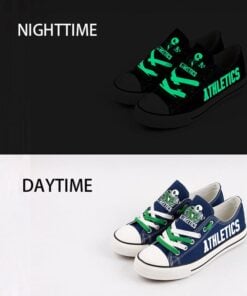 Alternative view of Oakland Athletics Limited Print Low Top Canvas Shoes Sport Sneakers For Men Women Fans