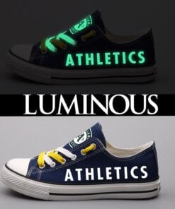 Oakland Athletics Limited Print MLB Students Low Top Canvas Shoes Sport Sneakers 4 e676298f 7d76 4191 a6a6 38ebc602f795