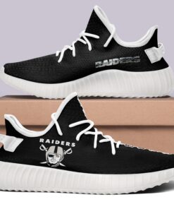 Alternative view of Oakland Raiders NFL 350v Yeezy Sneakers For Men Women Fans