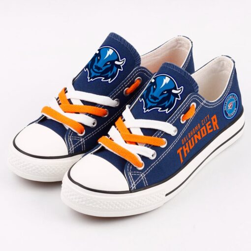 Oklahoma City Thunder Atlanta Hawks Sport Sneakers Shoes For Men Women Fans - Image 2
