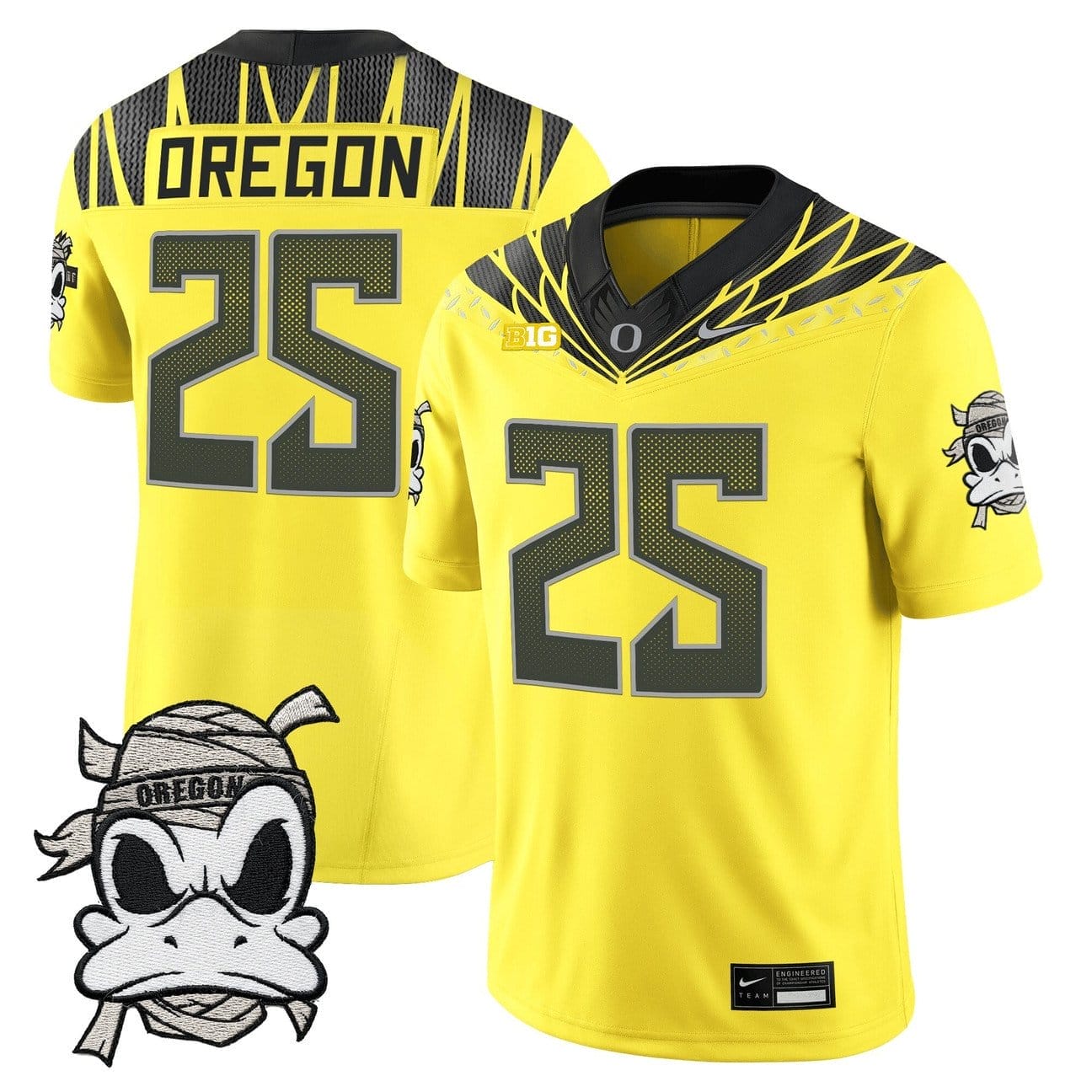 Oregon Jersey #25 Oregon Ducks 2025 Mummy Duck Vapor Limited Stitched 4 Oregon Jersey #25 Oregon Ducks 2025 Mummy Duck Vapor Limited Stitched - Image 4
