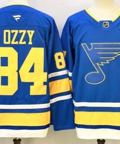Ozzy Jersey #84 St. Louis Blues Premium Stitched Blue