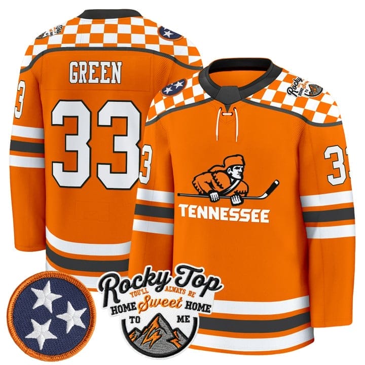 Patrick Green Jersey #33 Tennessee Volunteers 2025-26 Hockey Premium Stitched - Image 3